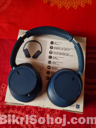 Sony Wh-ch720n Blue Bluetooth Headphone with box